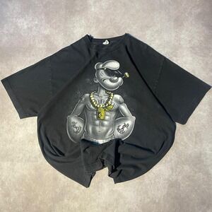 Vintage Popeyes Gangster Sailor Tee Shirt Skater